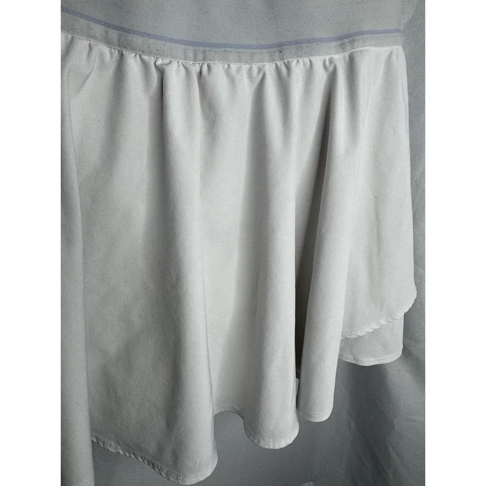 Lululemon Court Rival High-Rise Skirt White Tennis Golf Skort Size 10 LW8AE3S
